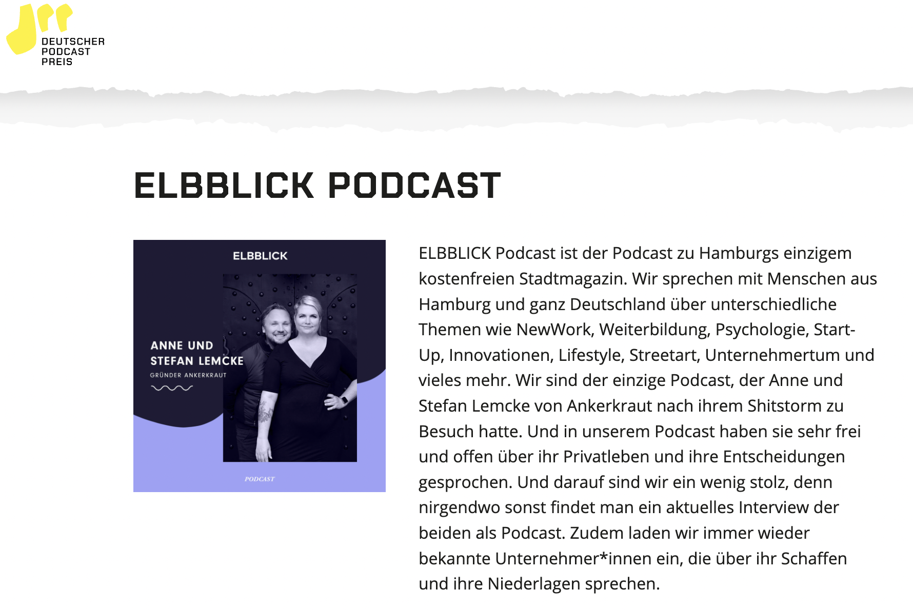 Deutscher Podcast Preis 2023